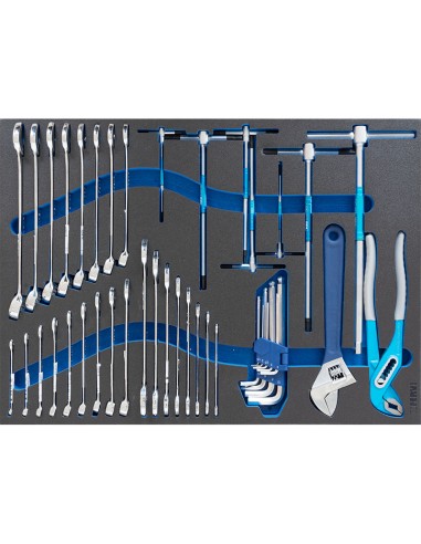 4 - Coffre a roulettes avec outils d'atelier 142 pieces