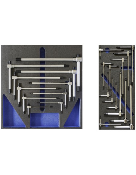 4 - Coffre a roulettes avec outils d'atelier de 72 pieces