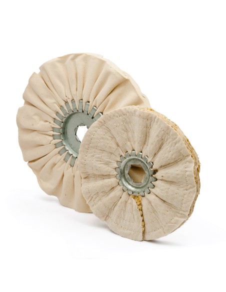 1 - Disque ventile en coton et sisal 150x20mm pour touret