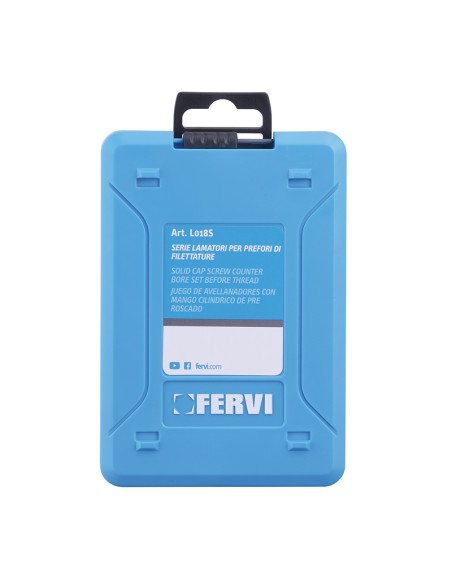 3 - Serie de 6 fraises a queue cylindrique pour pre-trous filetage M3-10