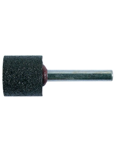 1 - Meule cylindrique a queue en resine en bakelite 50x10x6 mm