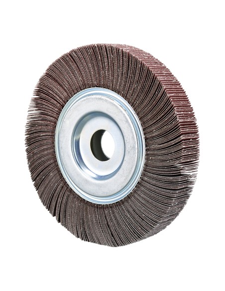 1 - Roue a lamelles en toile avec trou 165 x 25 x 54 mm grain 40