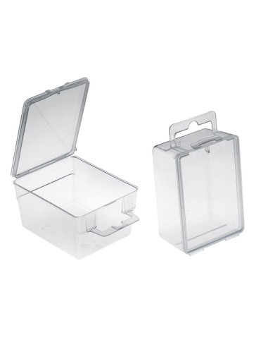 2 - Lot de 20 blisters bivalves transparents 75x60x40 mm Fervi 0422/b3