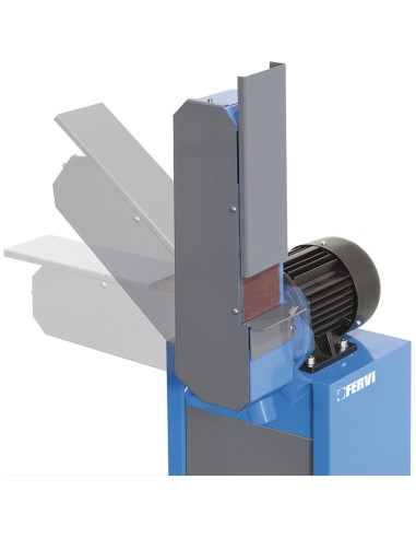 4 - Ponceuse a bande inclinable pour metaux 1500x120 mm 400v fervi 0667/150