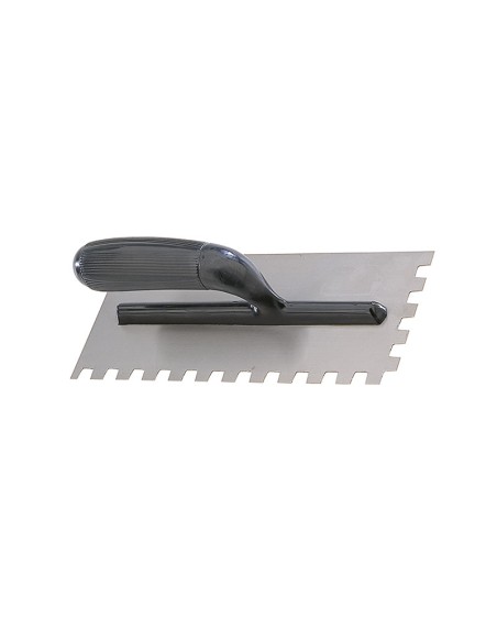 2 - Spatule dentee pour colle platriers 280x120 mm avec manche Fervi 0823