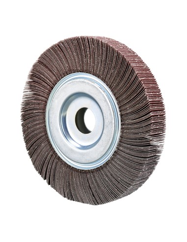 2 - Roue a lamelles en toile avec trou 165 x 30 x 54 mm grain 220