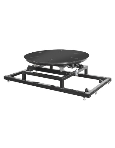 3 - Table tournante avec chariot pour sableuse 920 x580 x1335h mm fervi sa01/ctr2
