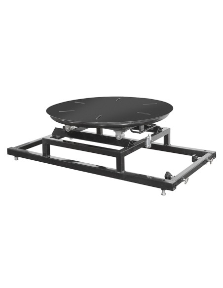 3 - Table tournante avec chariot pour sableuse 920 x580 x1335h mm fervi sa01/ctr2