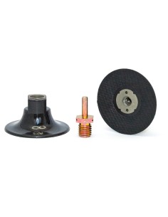 1 - Support en caoutchouc de 70 mm pour disques abrasifs fervi sff075/m14