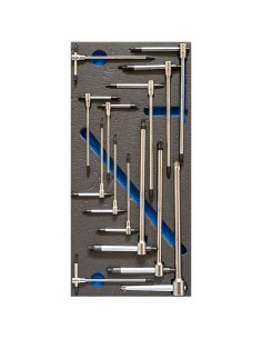 1 - Jeu de 13 cles torx a t6-t50 en thermoforme souple Fervi tm01/009