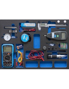 1 - Serie de 9 outils automobiles en thermoforme souple Fervi tm01/050