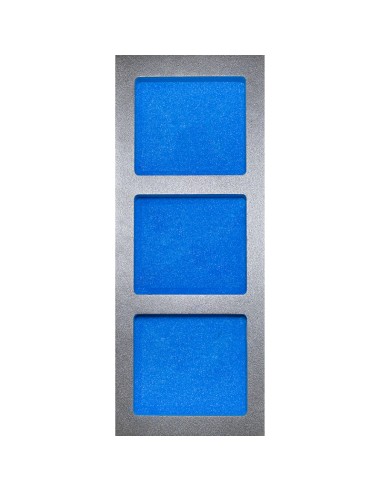 1 - Support petites pieces thermoforme souple 155 x 405 x 33 mm fervi tm01/055