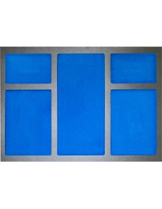 1 - Support petites pieces thermoforme souple 3/3 - 564 x 405 x 33 mm fervi tm01/120