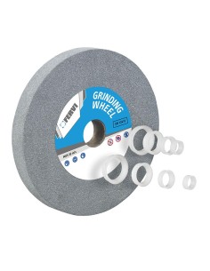 1 - Meule abrasive à grain de corindon 36 pour meuleuse 200x25x32 mm Fervi mg14/36